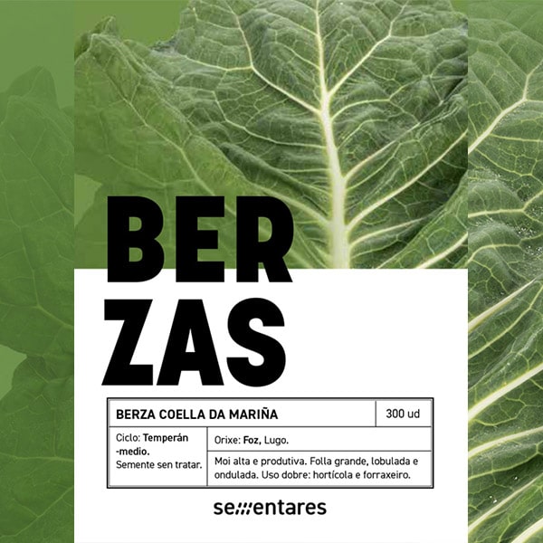 Sobre de semilla de berza