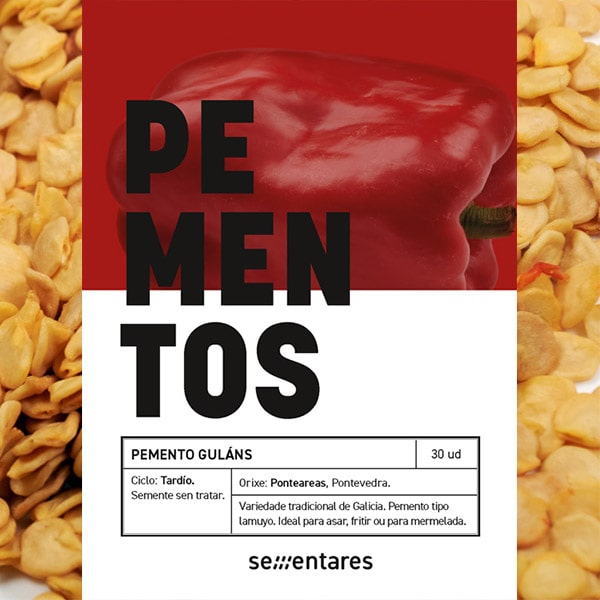 Sobre de pemento de Guláns